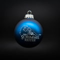 Christbaumkugel "Der Schimmelreiter"