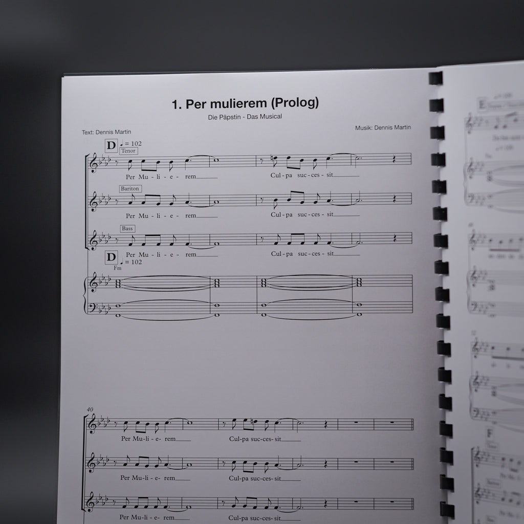 Songbook "Die Päpstin"