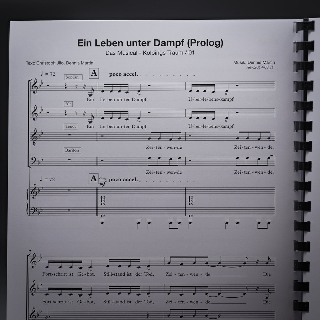 Songbook "Kolpings Traum"