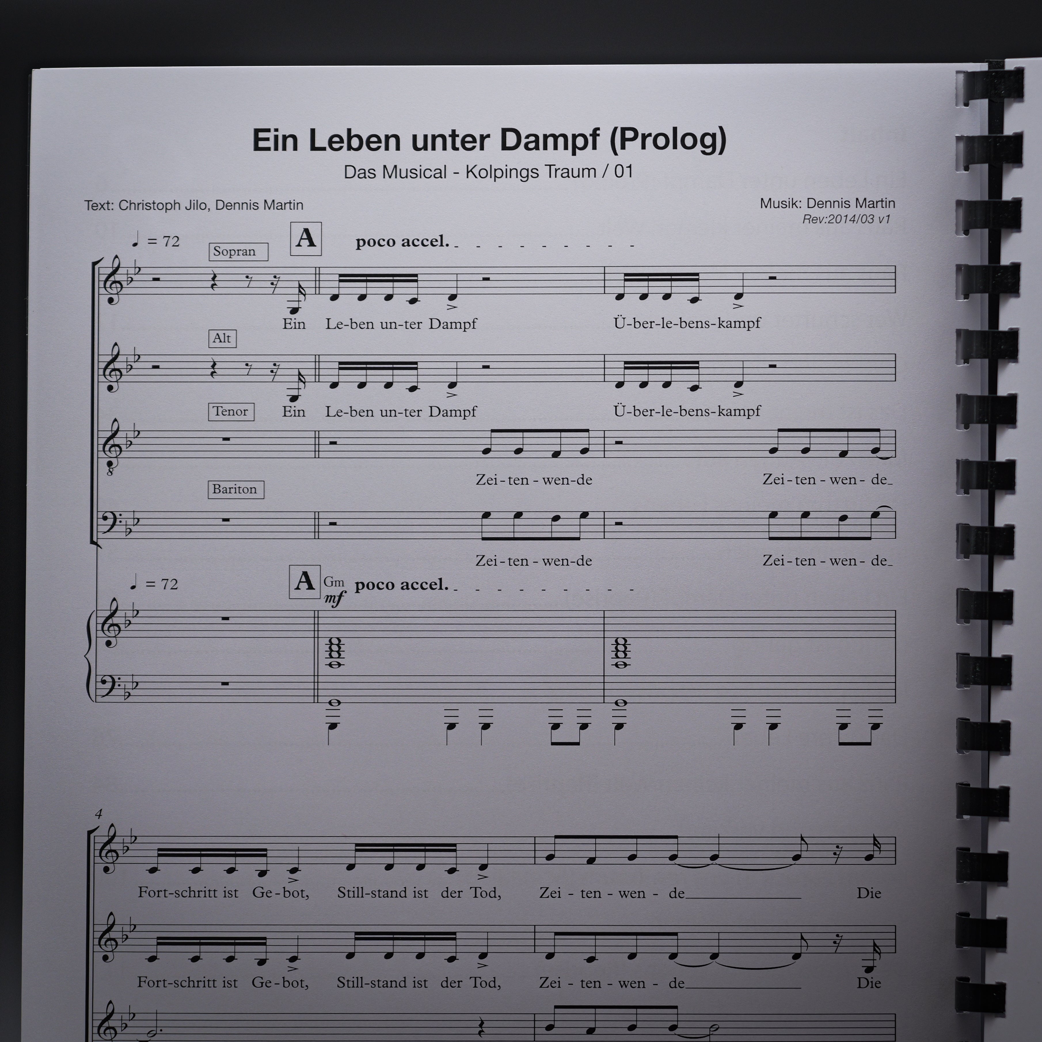 Songbook "Kolpings Traum"